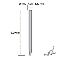 Level One 1.20mm pivoti fibra sticla
