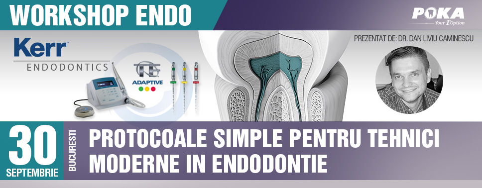 Protocoale simple pentru tehnici moderne in endodontie