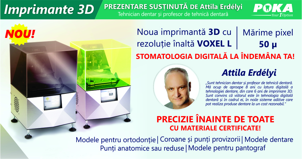 Noua Imprimanta 3D cu rezolutie inalta VOXEL L