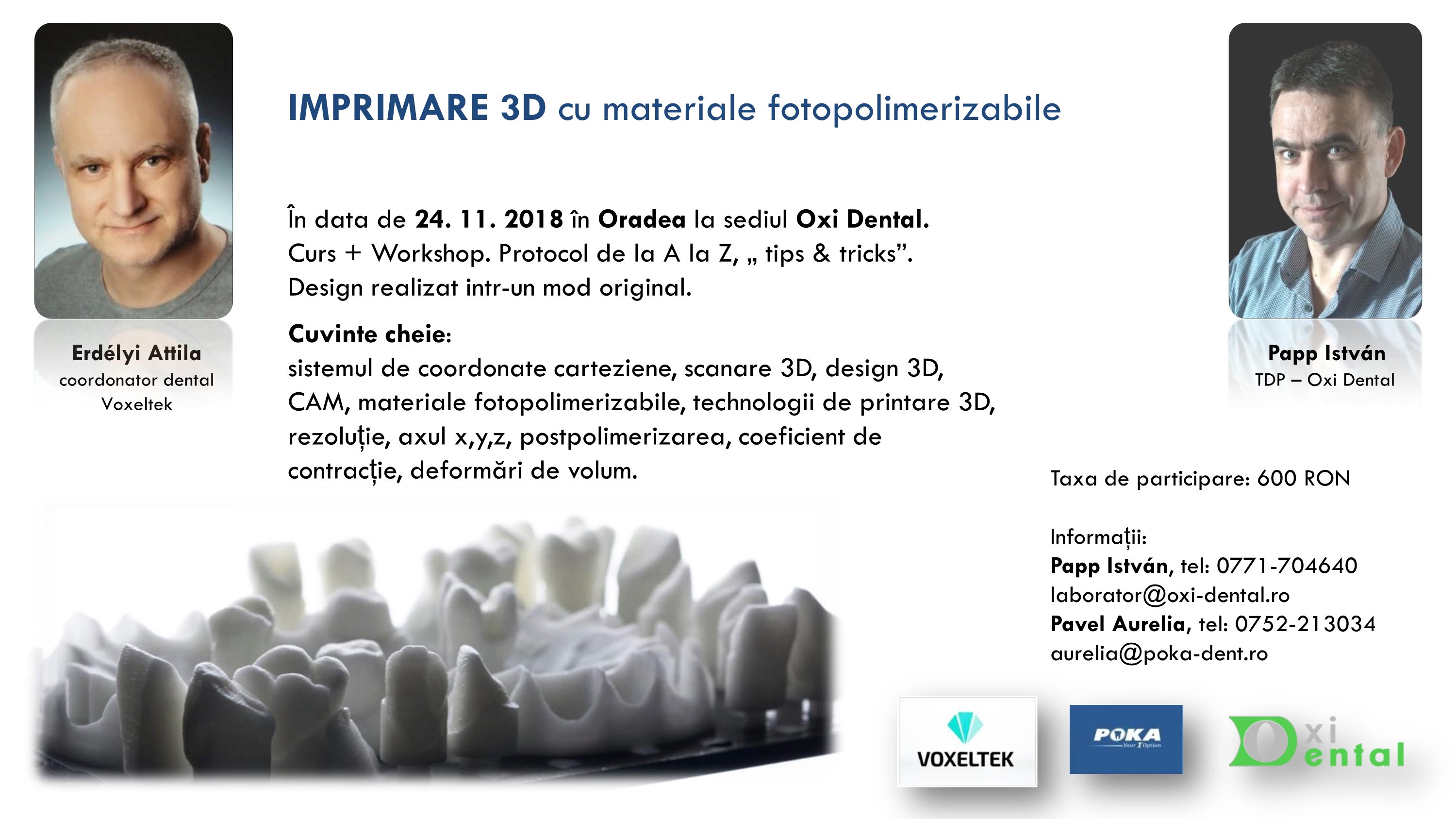 Imprimare 3D cu materiale fotopolimerizabile