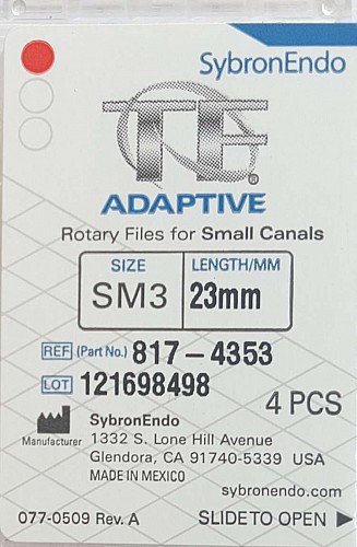 Ace TF Adaptive file SM3 23 mm 4 buc/cut 817-4353