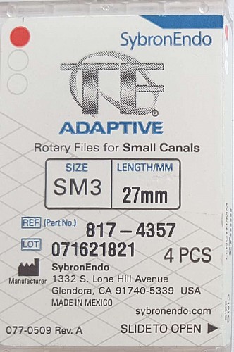 Ace TF Adaptive file SM3 27 mm 4 buc/cut 817-4357