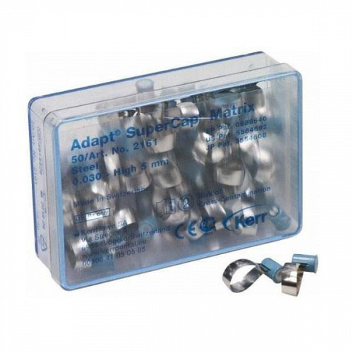 Adapt SuperCap 0.030mm 2161 matrici preformate din otel cu adaptor, pentru premolari 50buc/cutie