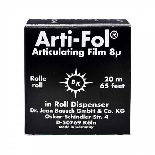 BK 24 Arti-Foil 8 micr. Negru - 2 parti- rulou de 20m in dozator