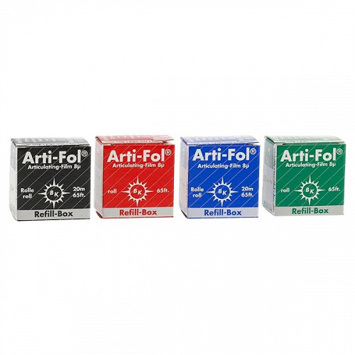Hartie De Articulatie BK Arti-Fol 8µ 2 Fete 20m Refill BAUSCH