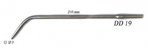 Canula Aspiratie Chirurgicala Inox DD19