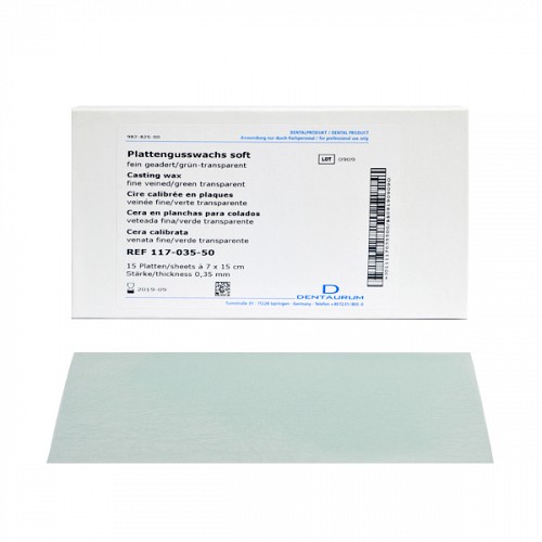 Ceara calibrata schelet Dentaurum 15buc., 0.35mm Soft