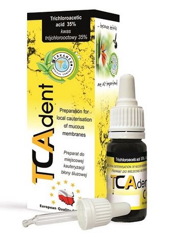 Acid Tricloracetic 35% TCAdent 10ml CERKAMED