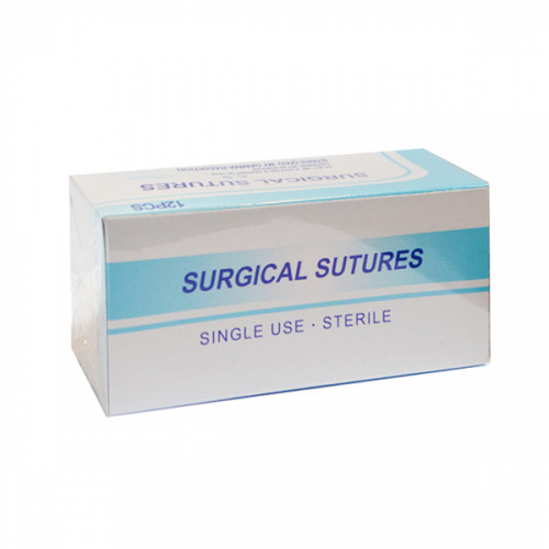 Clinique Ace sutura Silk 12 buc./cutie - 4/0 triunghi