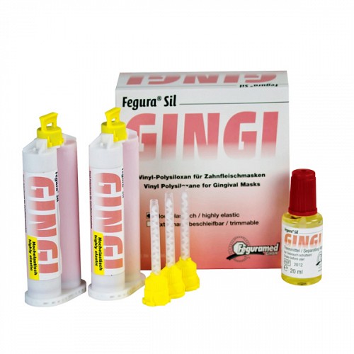 FeguraSil Gingi Elastic set 2x50 ml + 12 canule+12 varfuri