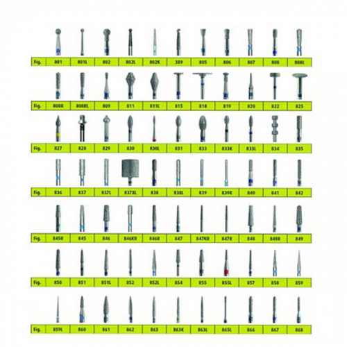 Freze diamantate II FG, RA 801-898