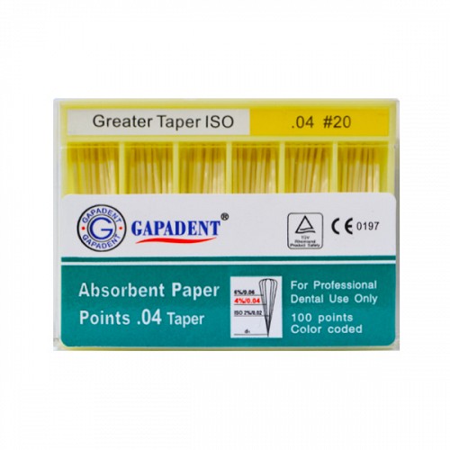 Gapa conuri de hartie taper 100 buc/cut 04 nr.20 galbene