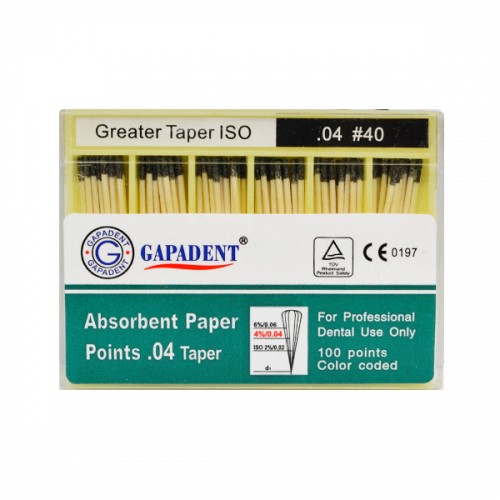 Gapa conuri de hartie taper 100 buc/cut 04 nr.40 negre