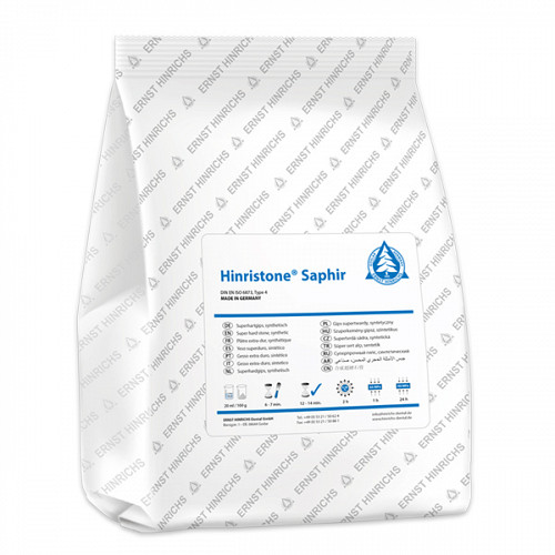 Gips Extradur Hinristone Saphir Light Grey 5kg ERNST HINRICHS DENTAL