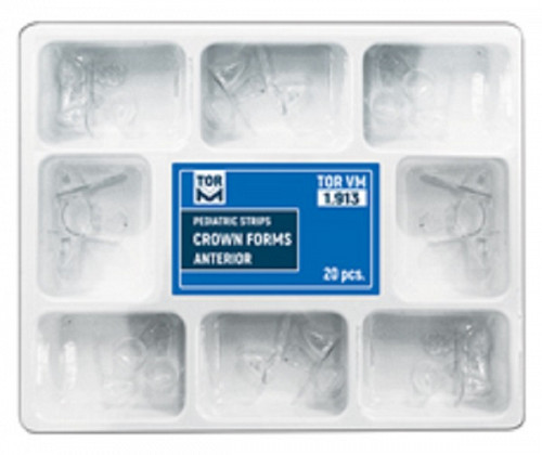 Kit Coroane Silicon Transparente Pediatrice Pentru Anteriori 20buc 1913 Tor VM
