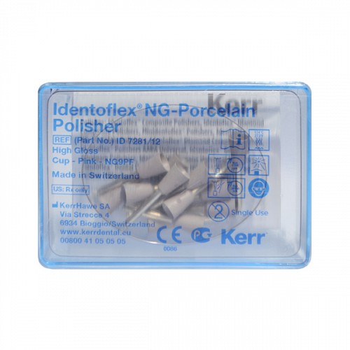 Identoflex ID7281/12 - kit de lustruire pentru ceramica, 12 buc/set cupa