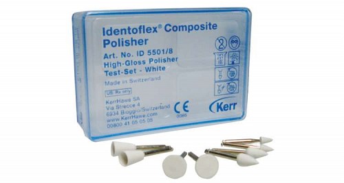 Identoflex ID5501/8 - kit de lustruire pentru compozit, 8 buc/set asortate