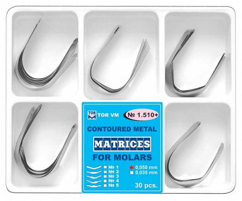 Kit Matrice Metalice Conturate Molar Asortate 0.050mm 30buc 1510+ TOR VM