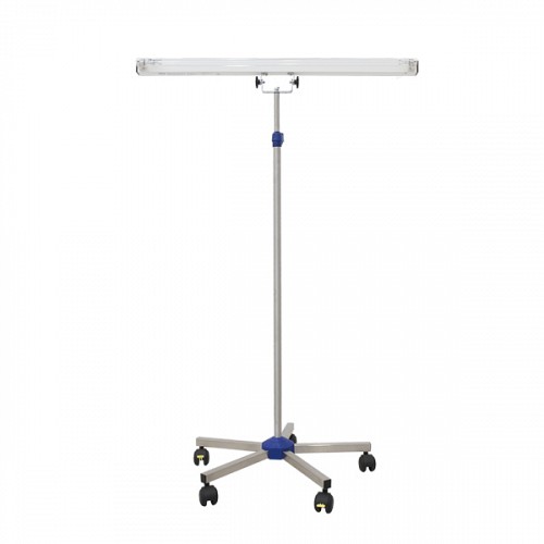 Lampa bactericida LBA-E 15W-S cu montare pe stativ mobil cromat