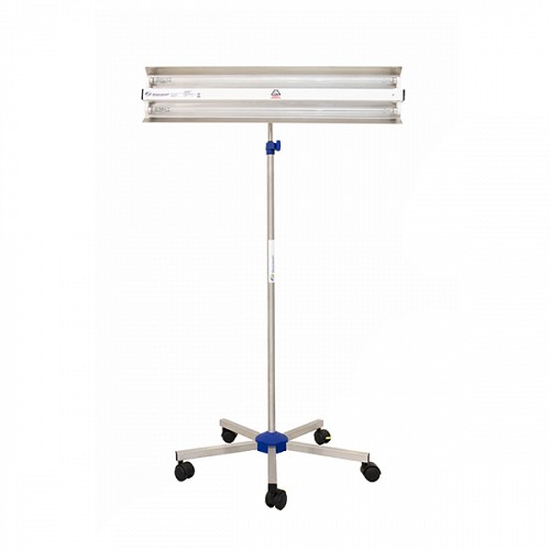 Lampa bactericida LBA-ER 15W-S cu montare pe stativ mobil cromat