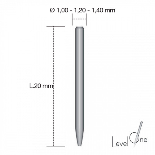 Level One 1,00mm pivoti fibra sticla