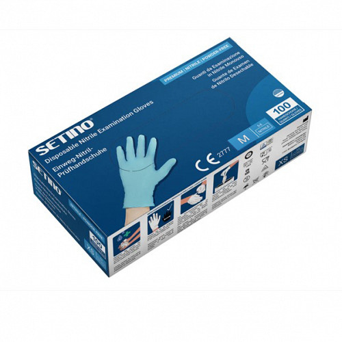 Manusi nitril M blue