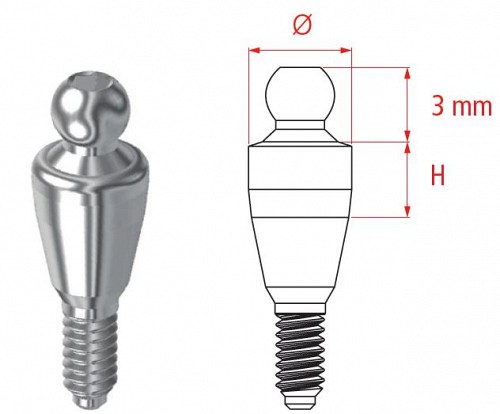 MG Inhex Bont globular cap plastic Maxi 2mm 23258620