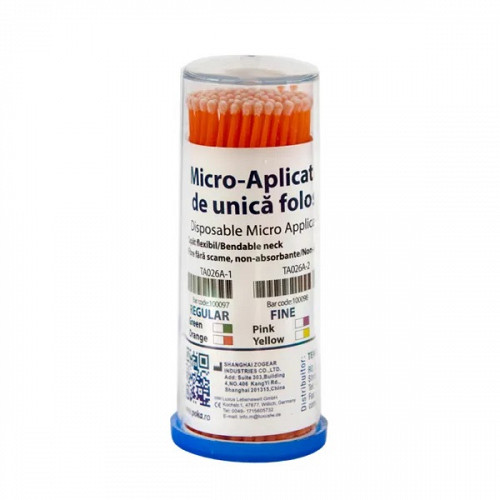 Microaplicatoare Fine Portocalii 4x100buc/cut CLINIQUE