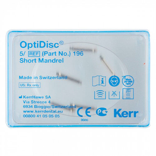 Optidisc Mandrina 196 SCURTA 5 BUC/SET KERR