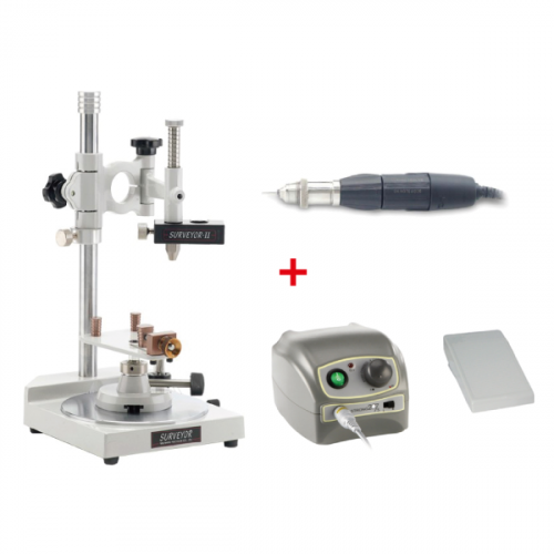 Pachet: Paralelograf Surveyor II + Piesa de mana Strong 102 LSII+ Micromotor STRONG 207S SPEED Pedala Mare