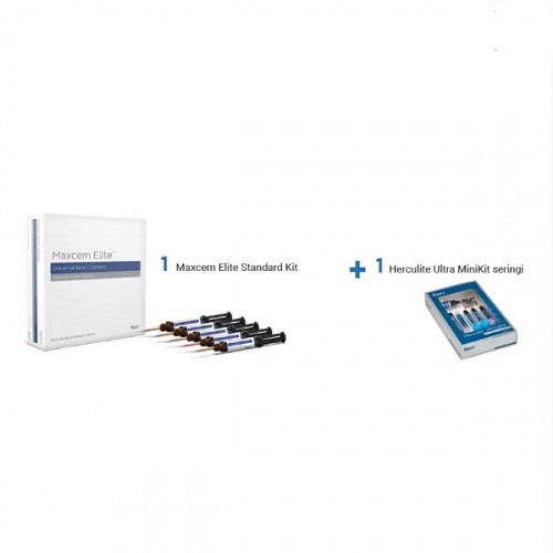 PACHET PROMO Maxcem Elite Standard Kit KERR + Herculite XRV Ultra Mini Kit KERR