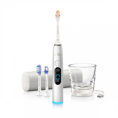 Philips Sonicare Diamond Clean Seria 9000 HX9217/81 Alb sidef