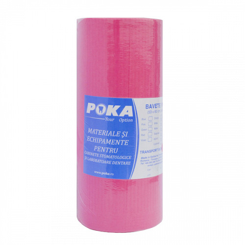 Poka Bavete rola 53x60 cm 80buc/rola fucsia