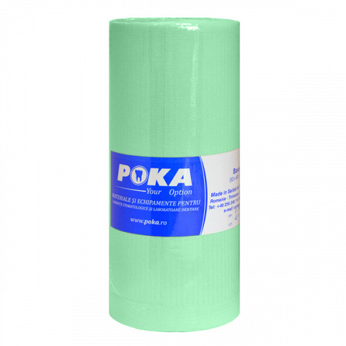 POKA Bavete rola 53x60cm 80 buc/rola verde menta