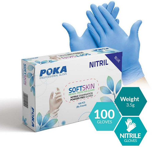 POKA MANUSI NITRIL S BLUE