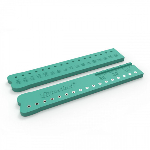 Rigla Endodontica Din Metal Pentru Calibrarea Conurilor De Guttapercha D-PERFECT
