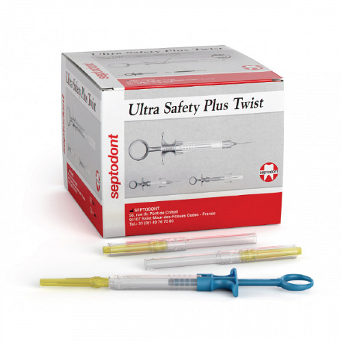 SP Ultra Safety Plus Twist 1 seringa + 100 ace