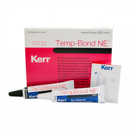 Temp-Bond NE - ciment provizoriu pe baza de oxid de zinc, fara eugenol, 50g baza + 15g catalizator