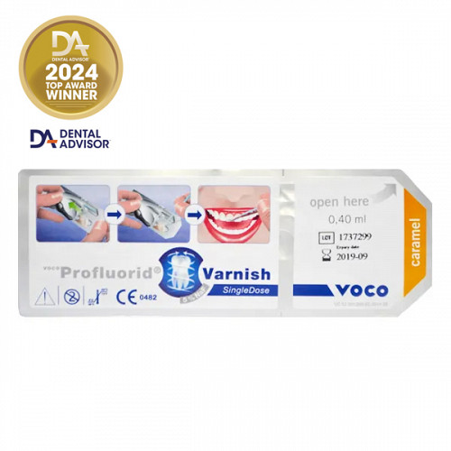 Voco Profluorid Varnish Caramel 0.4ml lac desensibilizant cu fluor #2229
