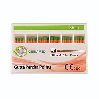 Conuri Gutaperca Conicitate 04 #35 60buc CERKAMED