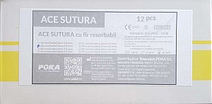 Clinique Ace sutura resorbabile 12buc./cut. - 3/0 cerc