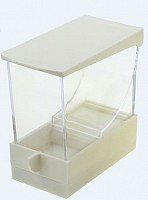 CLINIQUE COTTON ROLLS DISPENSER WHITE - imagine 2