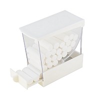 CLINIQUE COTTON ROLLS DISPENSER WHITE
