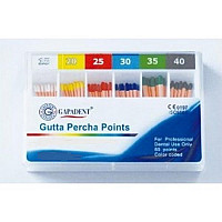 Conuri Gutaperca Asortate .02 120buc/cut 15-40 GAPADENT