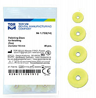 Discuri Finisare Compozit Diametru 12mm Fine Galbene 40buc 1733(12) TOR VM