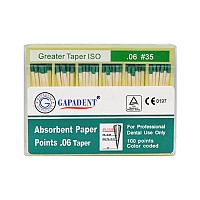 Gapa conuri de hartie taper 100 buc/cut 06 nr.35 verde