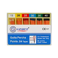 Gapa conuri gutaperca taper 60 buc/cut 04 asortate