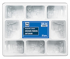 Kit Coroane Silicon Transparente Pediatrice Pentru Anteriori 20buc 1913 Tor VM