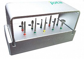 Kit Jota-10 freze diamantate+suport cab
