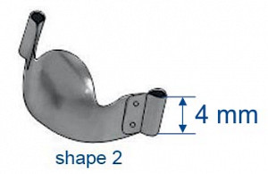 Matrice Metalice Rezerva Conturate Small 0.035mm 12buc 1311-2 TOR VM - imagine 2